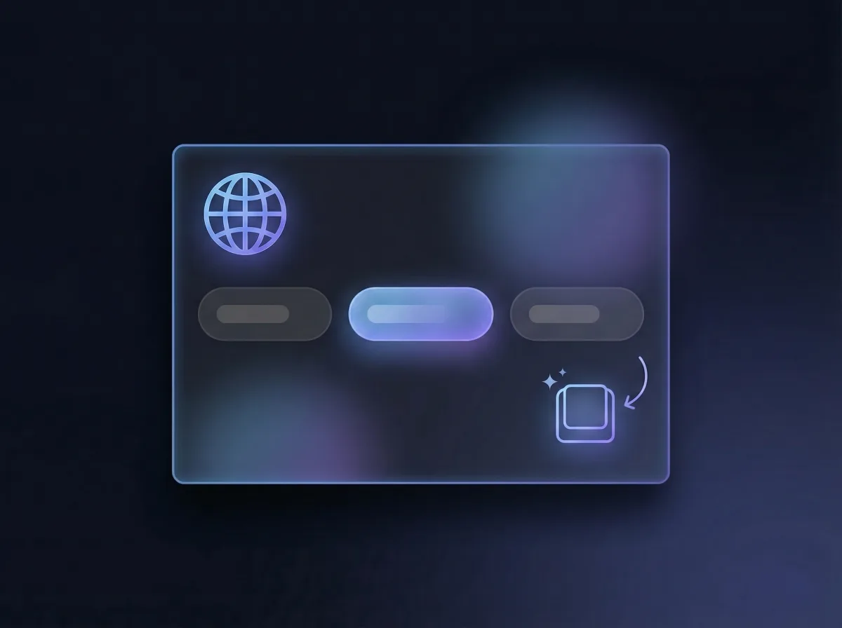 Language switching illustration